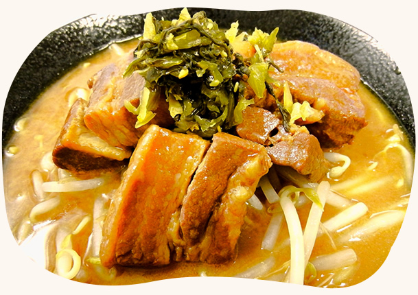 The Pirates Seafood Miso Ramen /
Miso Ramen with Boneless Pork Rib